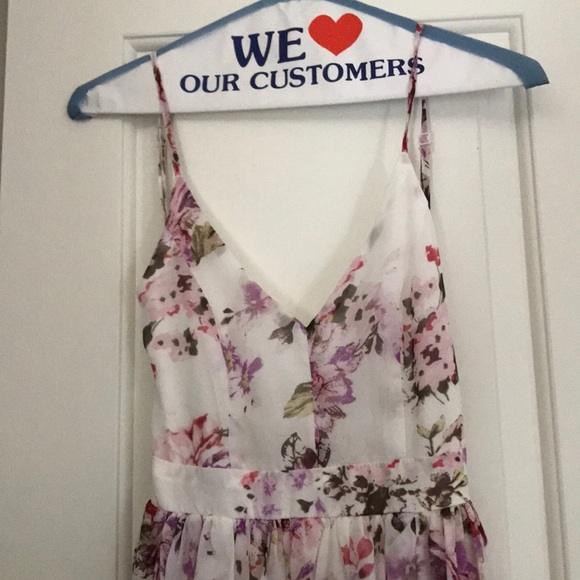 Floral maxi dress open back - Picture 3 of 7